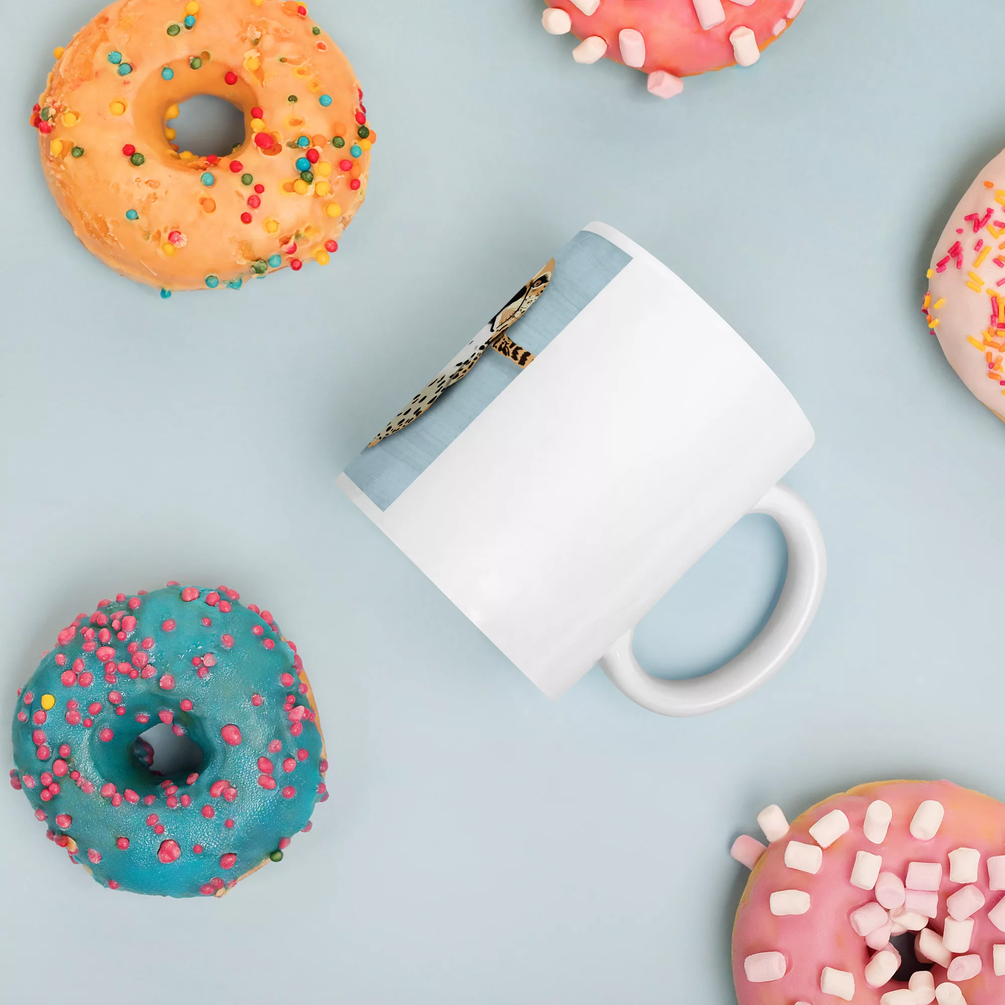 Taza Blanca Guepardo - Imagen 4