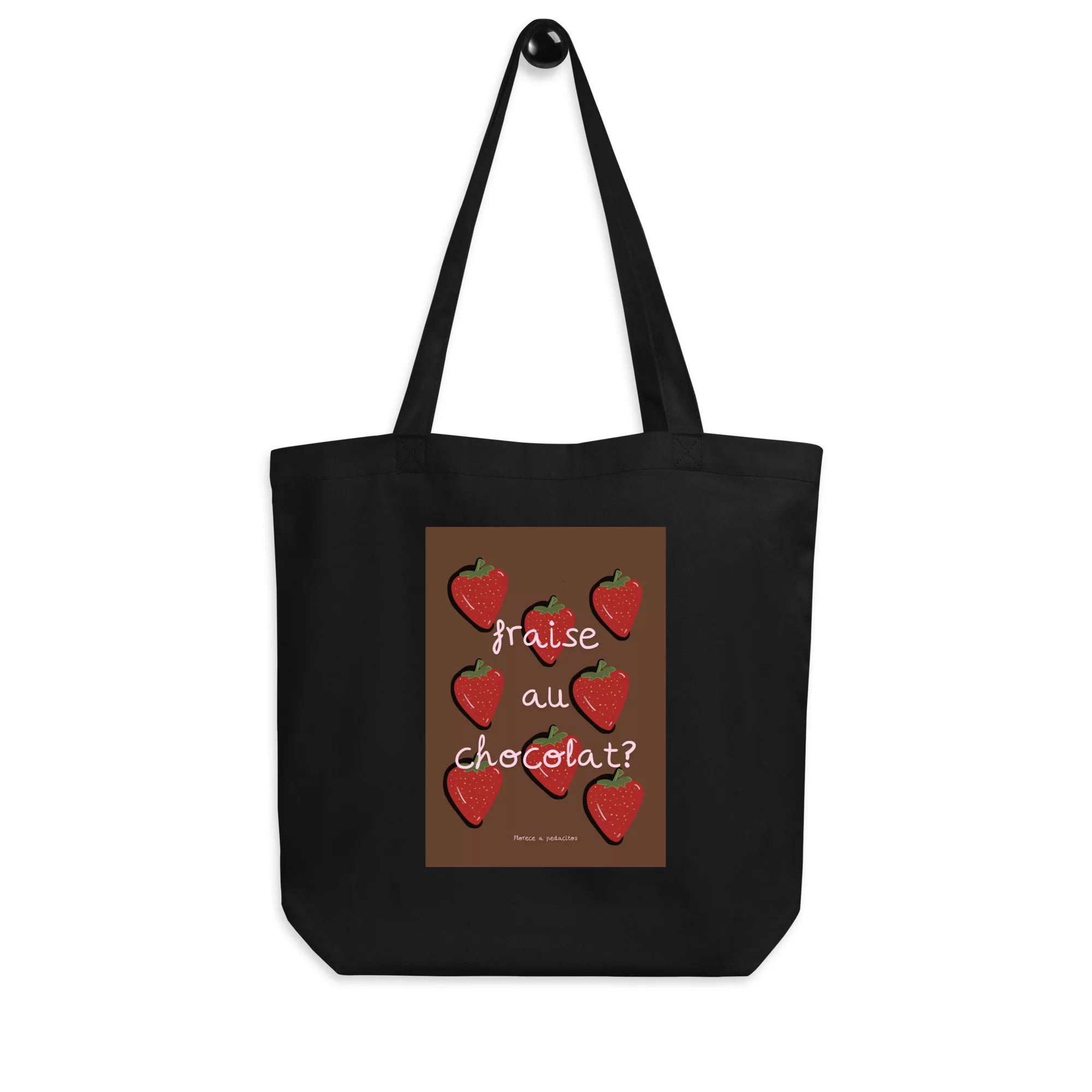 tote bag sostenible ¿fresas con chocolate?