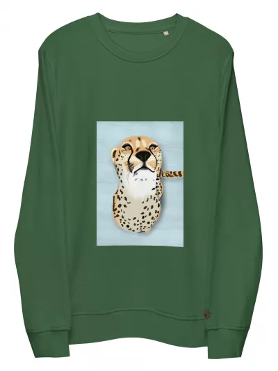 Sudadera orgánica Guepardo Unisex