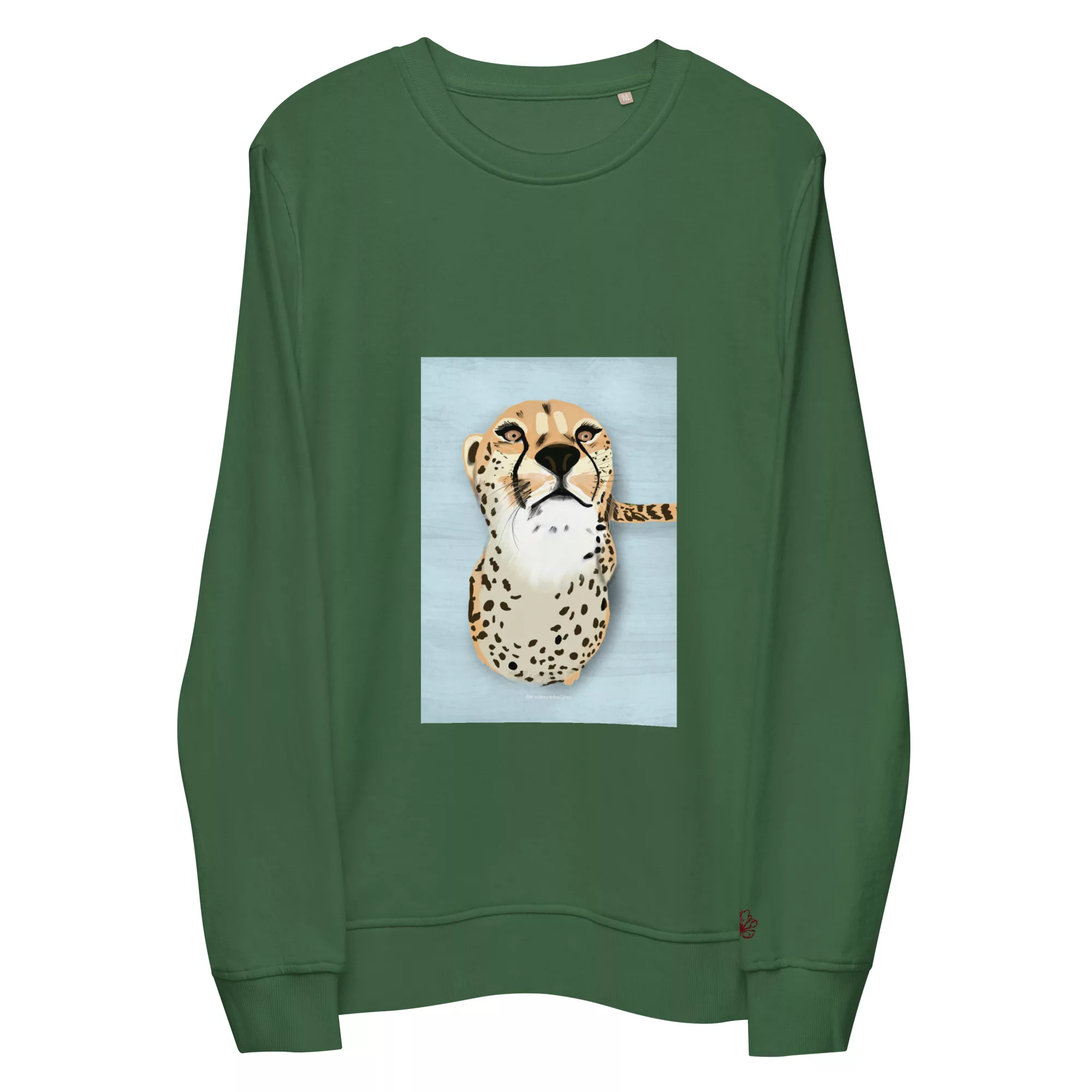 Sudadera orgánica Guepardo Unisex