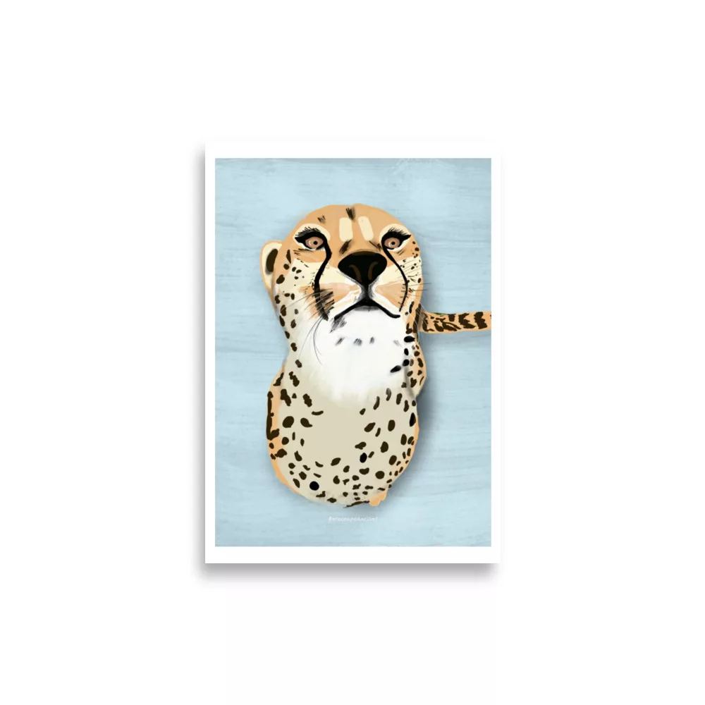 Lámina decorativa Guepardo - Mate - Imagen 2