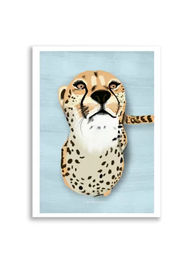 Lámina decorativa Guepardo