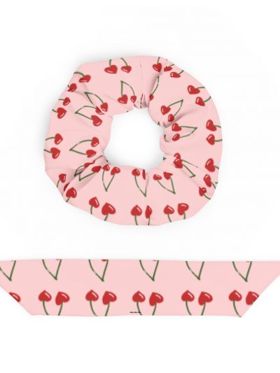 coletero reciclado rosa cerezas