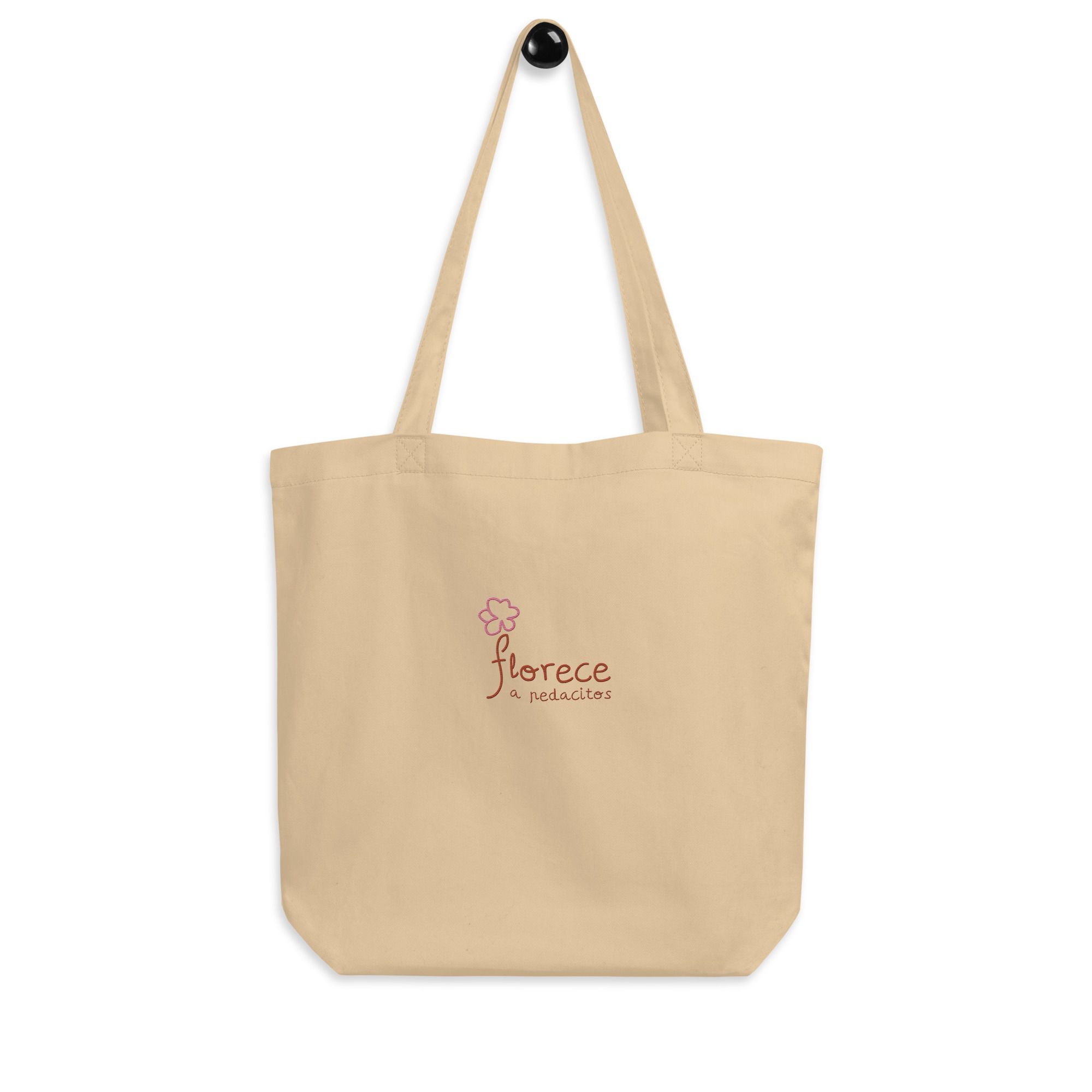 Tote Bag Sostenible Florece a pedacitos Bordado