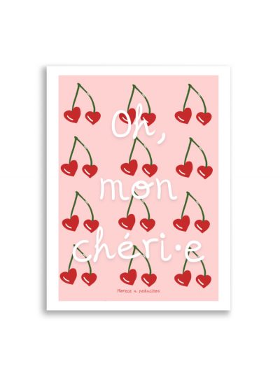 lámina decorativa mon cheri·e