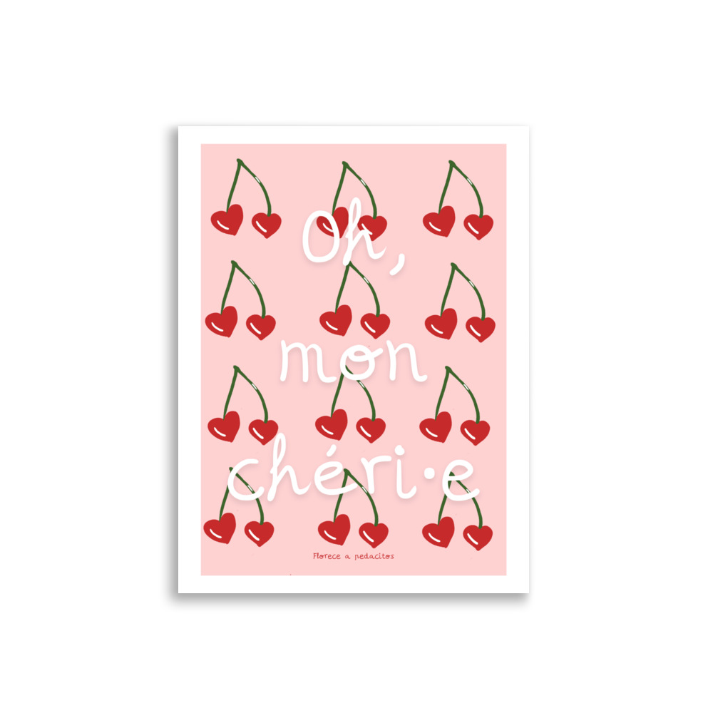 lámina decorativa mon cheri·e