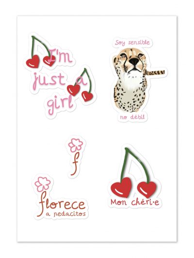 Pegatinas variadas Florece a Pedacitos