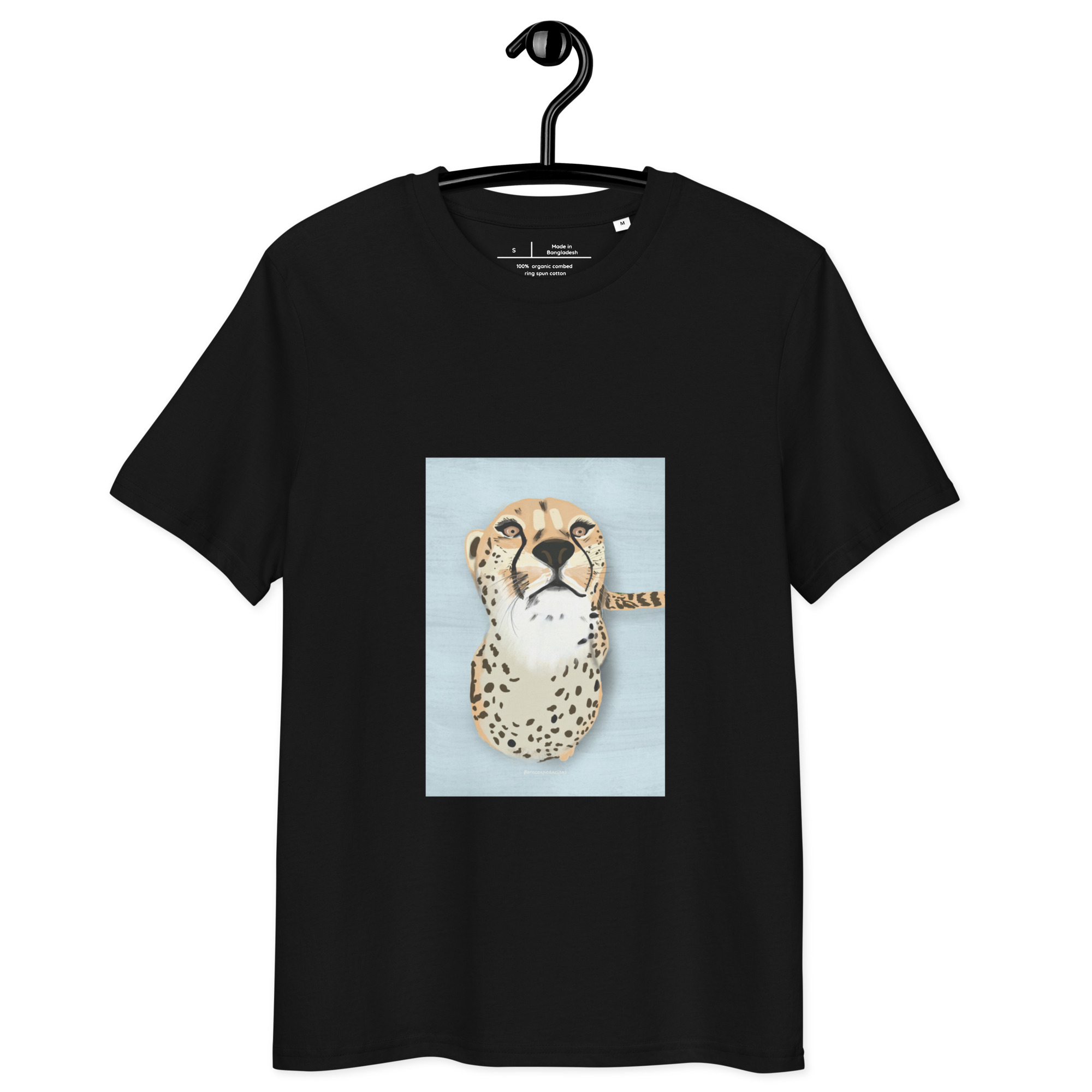 Camiseta Guepardo Algodón Orgánico Unisex - Imagen 7