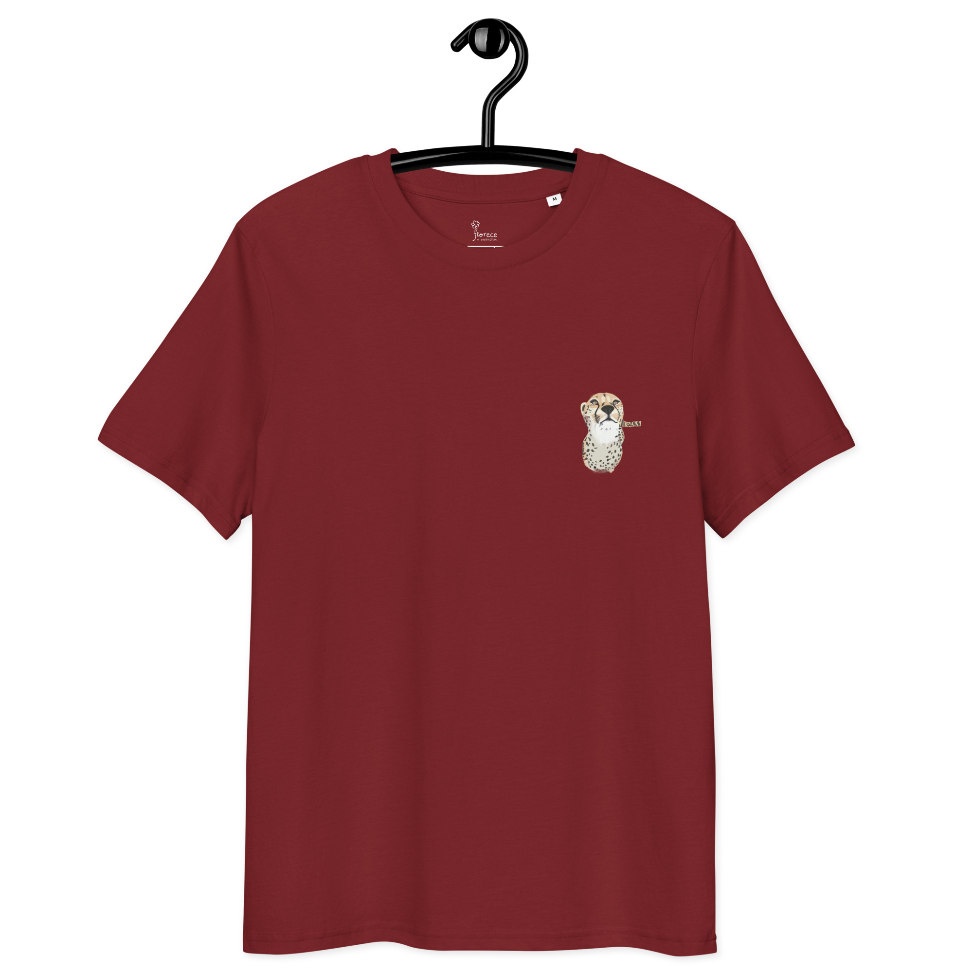 Camiseta de algodón orgánico unisex mini Guepardo