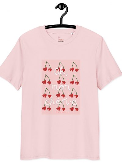 Camiseta Oh mon chéri·e Algodón Orgánico Unisex rosa
