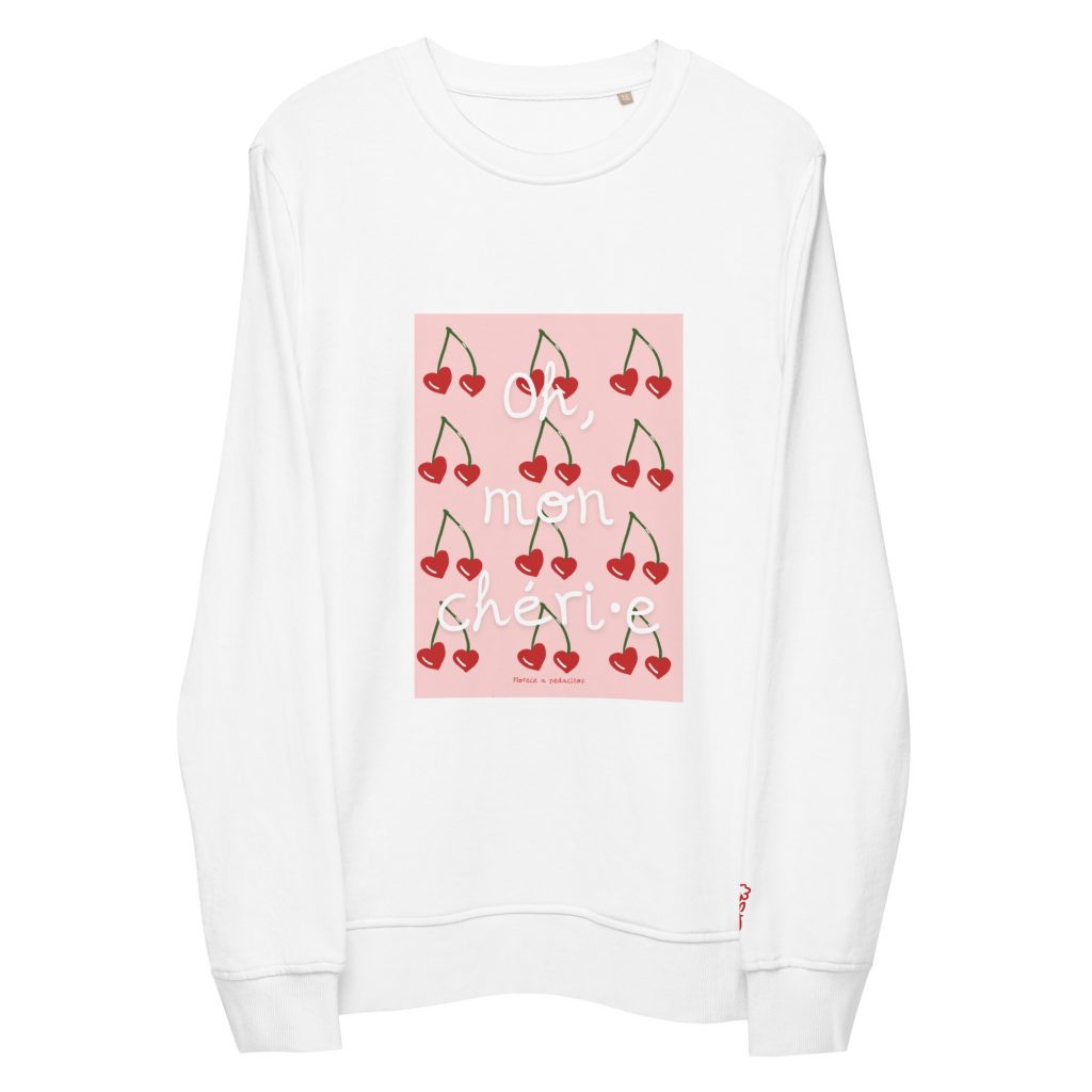 Sudadera orgánica Oh mon chéri·e