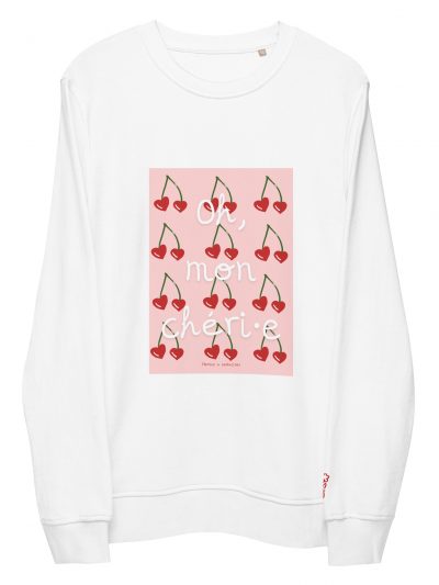 Sudadera orgánica Oh mon chéri·e