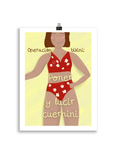 Lámina decorativa ¿Operación bikini? - Mate