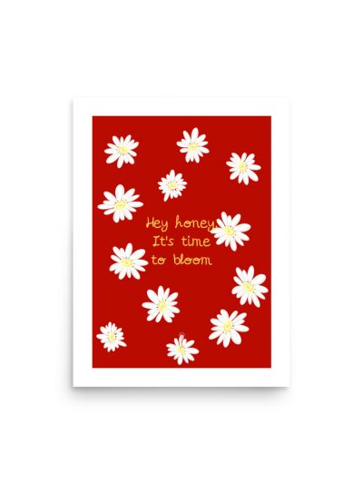 Póster Mate It's time to bloom