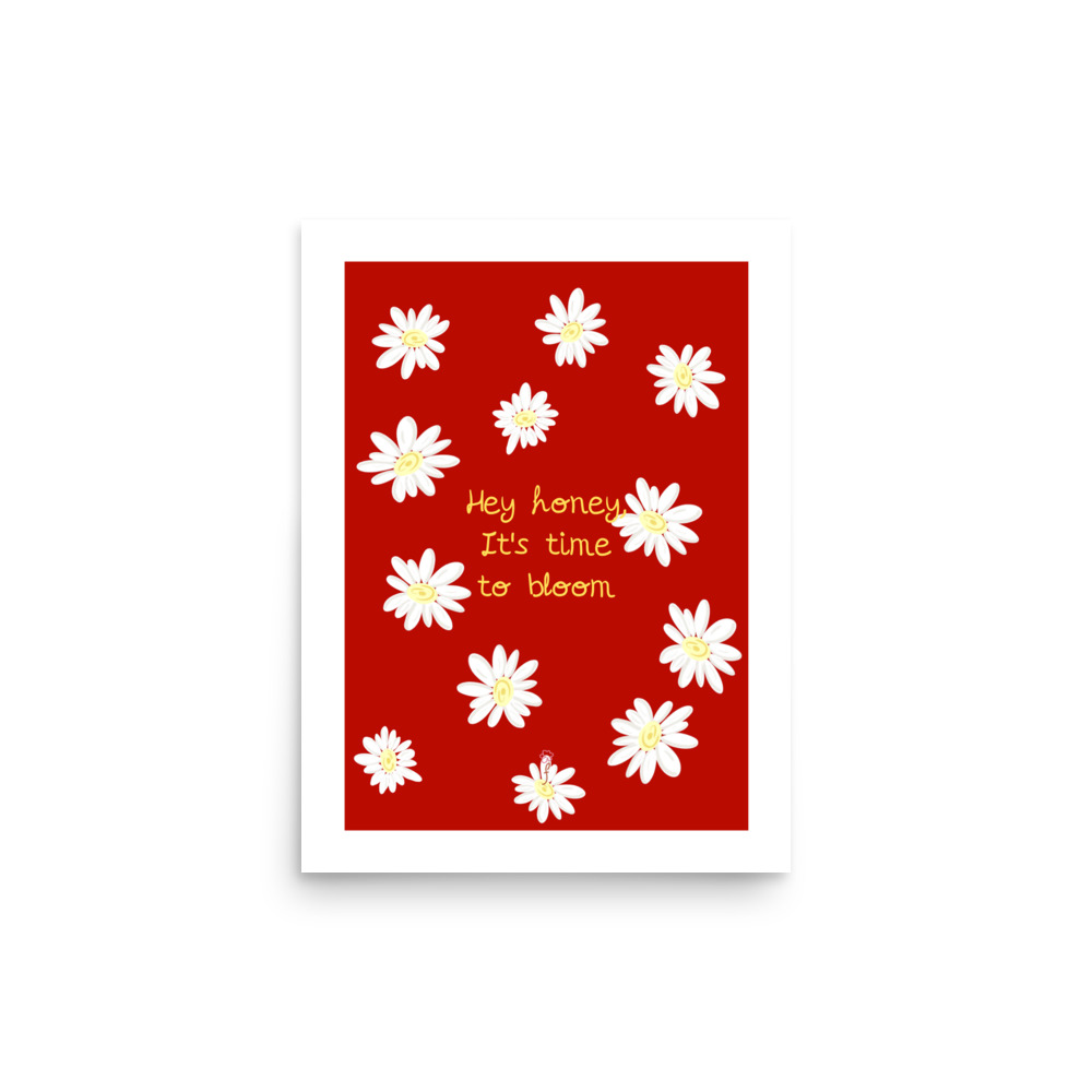 Póster Mate It's time to bloom