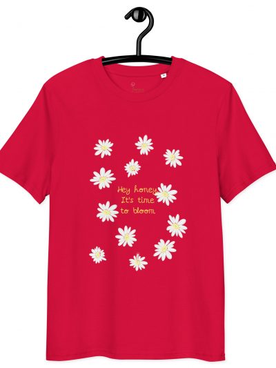 Camiseta de algodón orgánico It's time to bloom