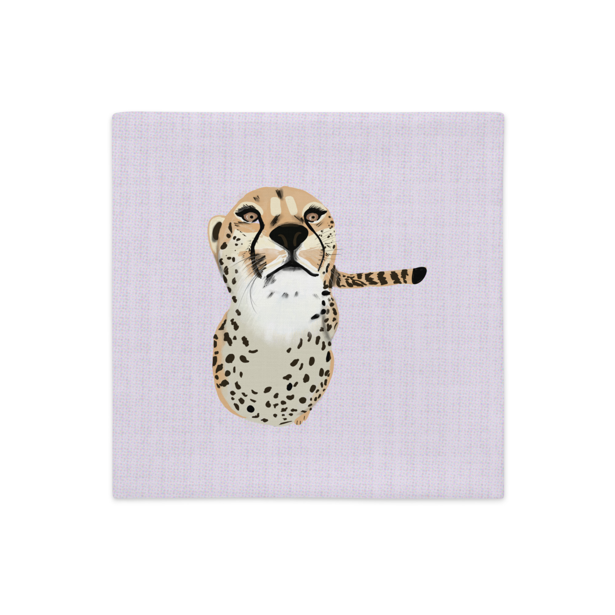 Funda de cojín lila Guepardo - Imagen 3