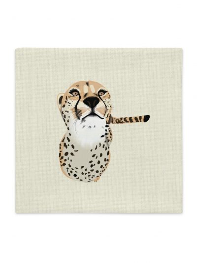 Funda de cojín beige clarito