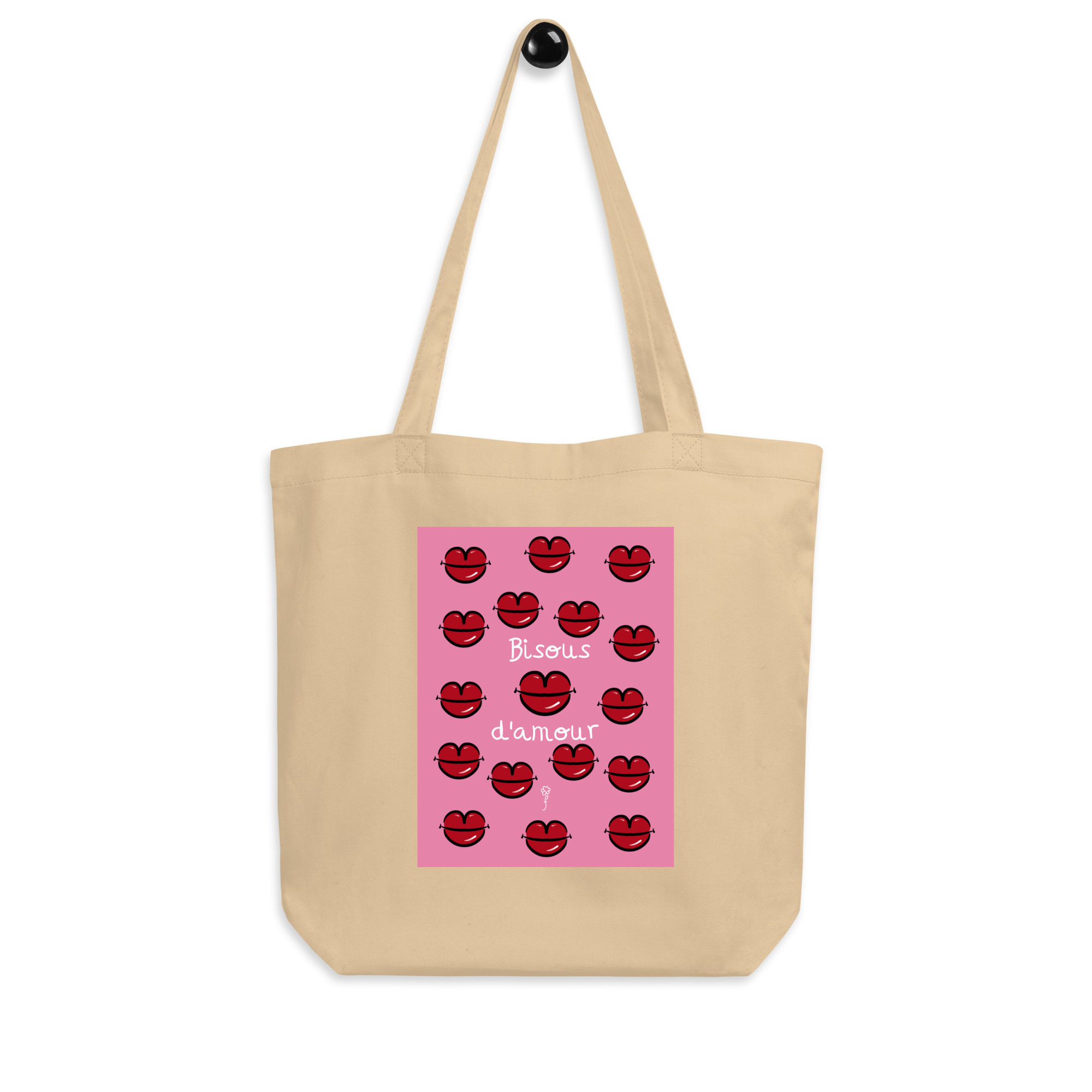 Tote Bag sostenible Bisous d’amour