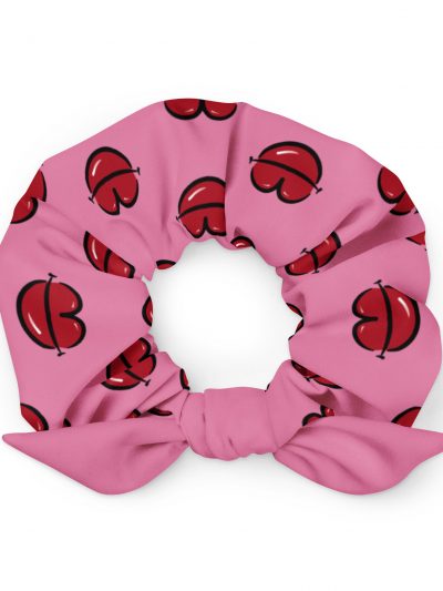 Coletero reciclado rosa con Besos