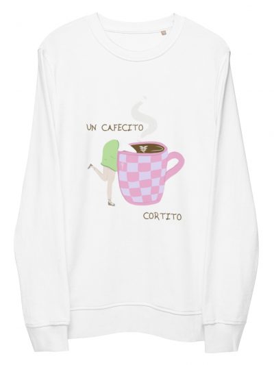 Sudadera orgánica Unisex Un cafecito