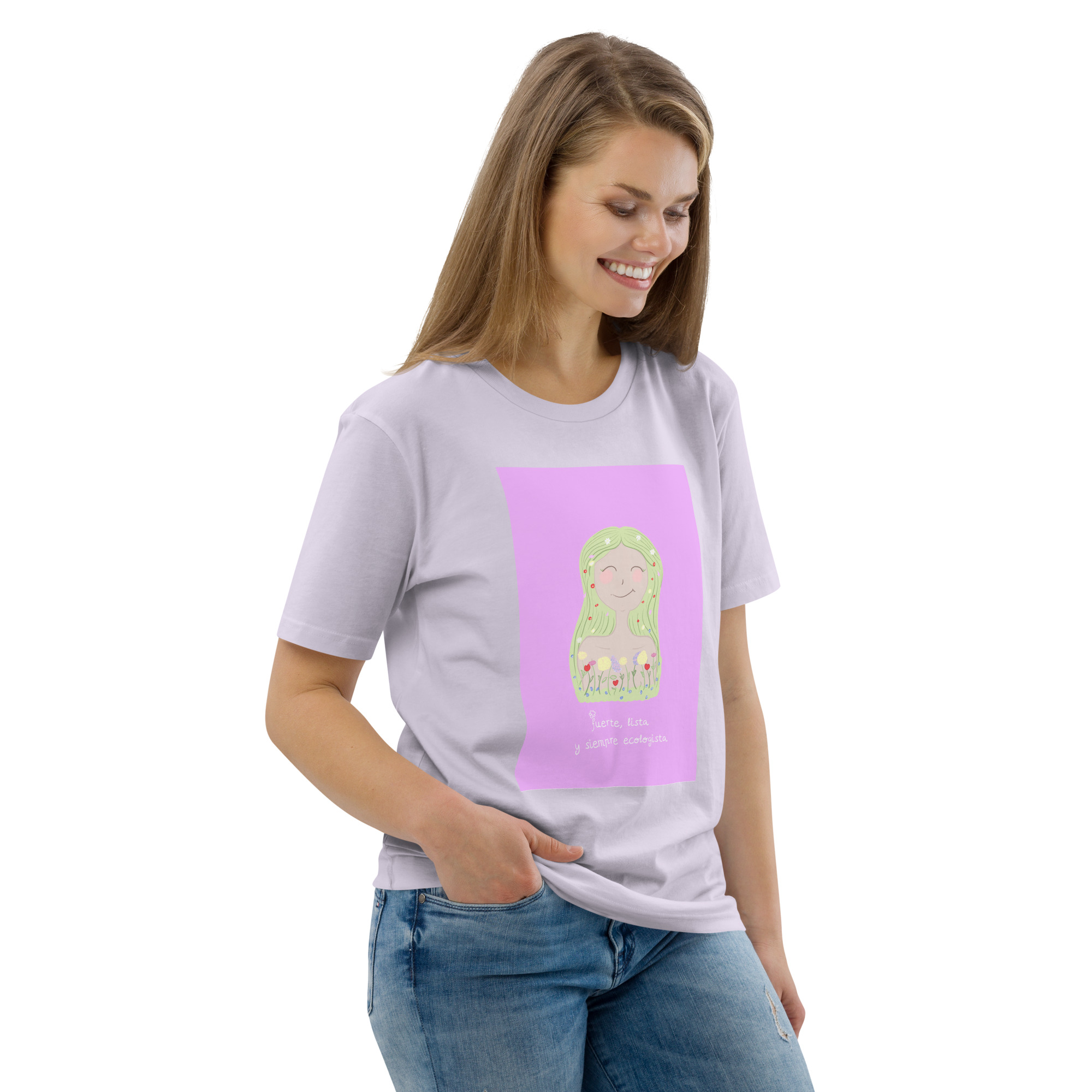 Camiseta unisex de algodón orgánico Siempre Ecologista - Imagen 4