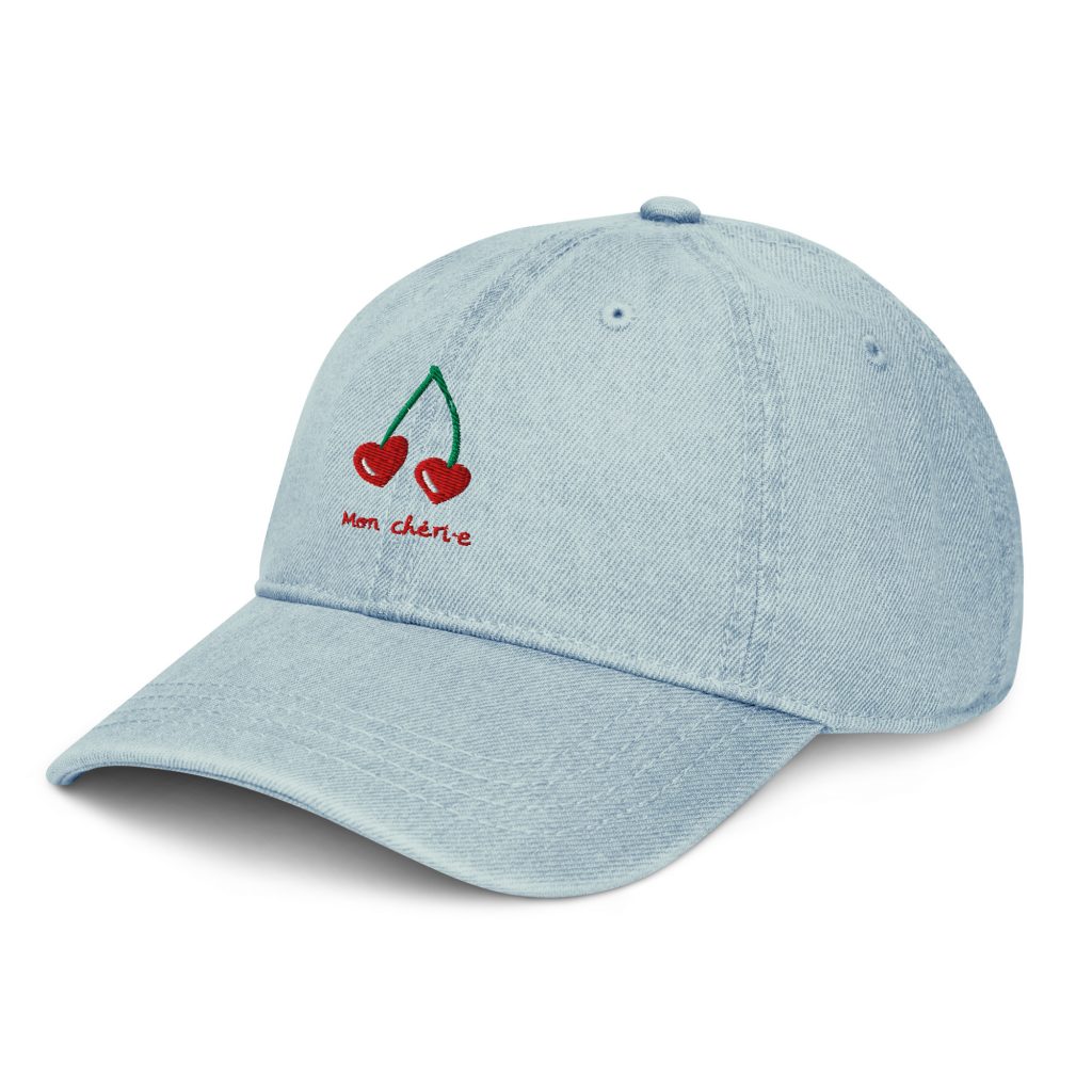 Gorra vaquera algodón Mon chéri e