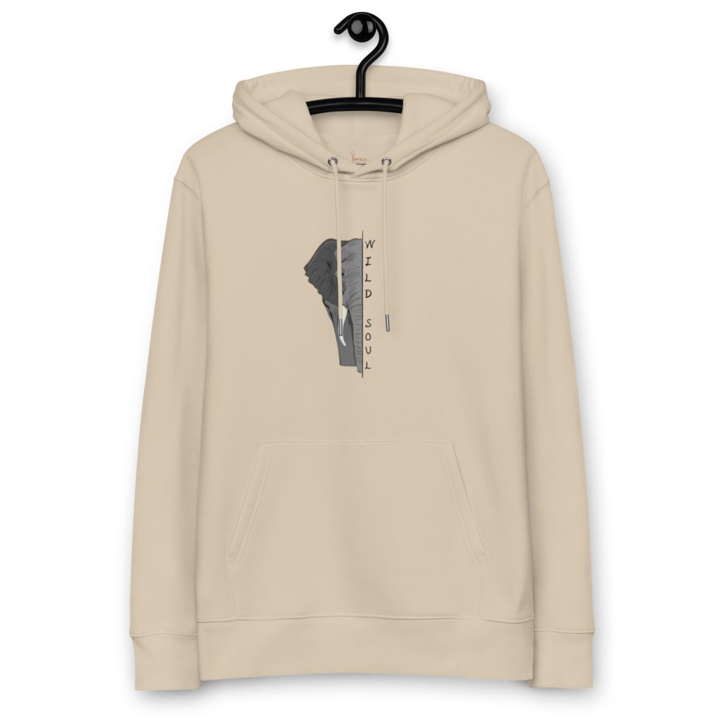Sudadera con capucha Eco Elefante Wild Soul