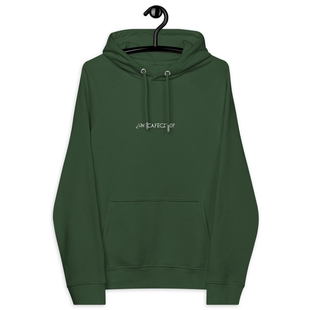 Sudadera con capucha Eco ¿Un cafecito? Espalda
