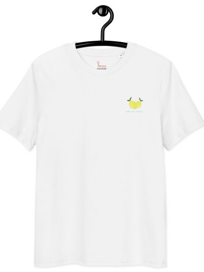Camiseta unisex de algodรณn Limones espalda