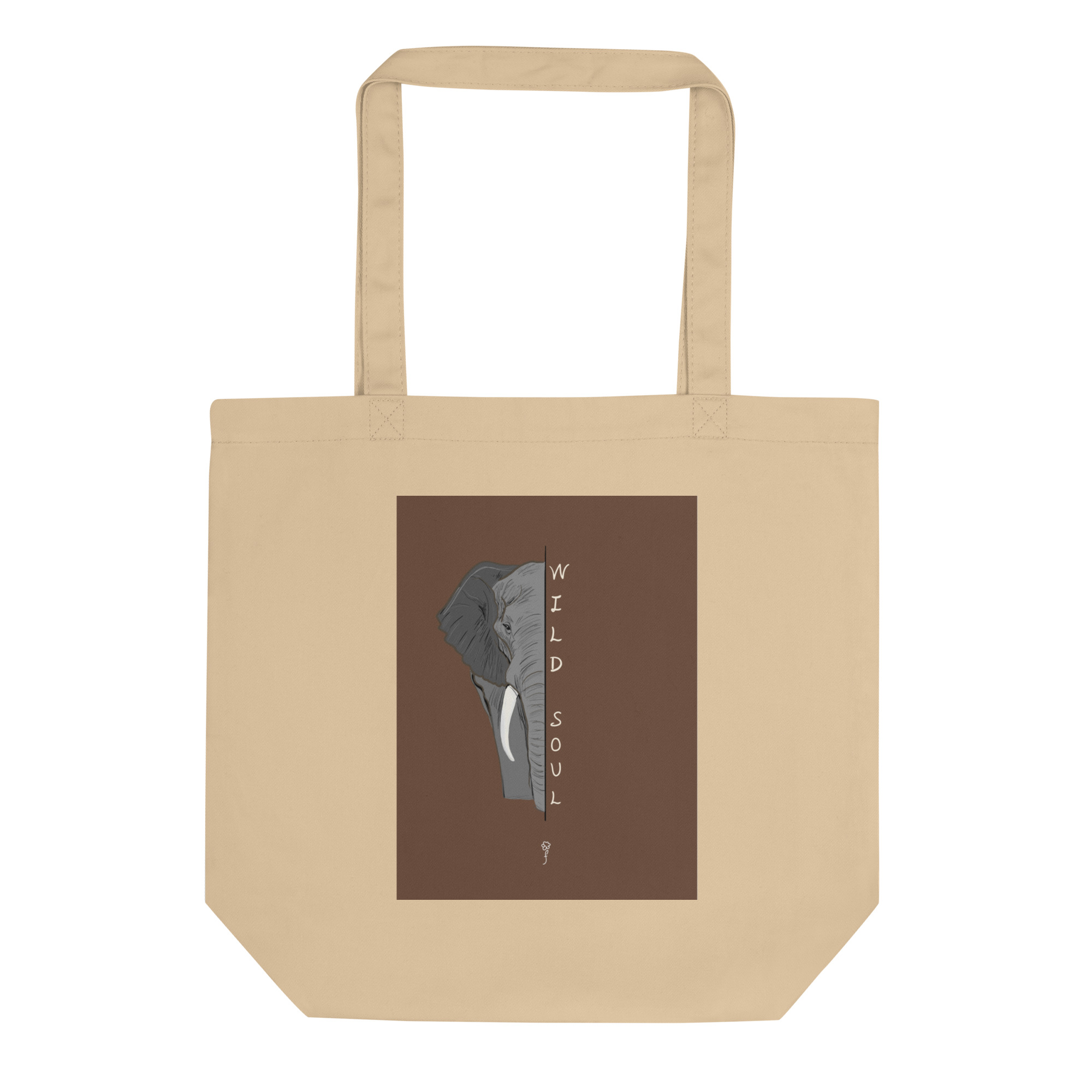 Tote bag algodón elefante Wild Soul - Imagen 2