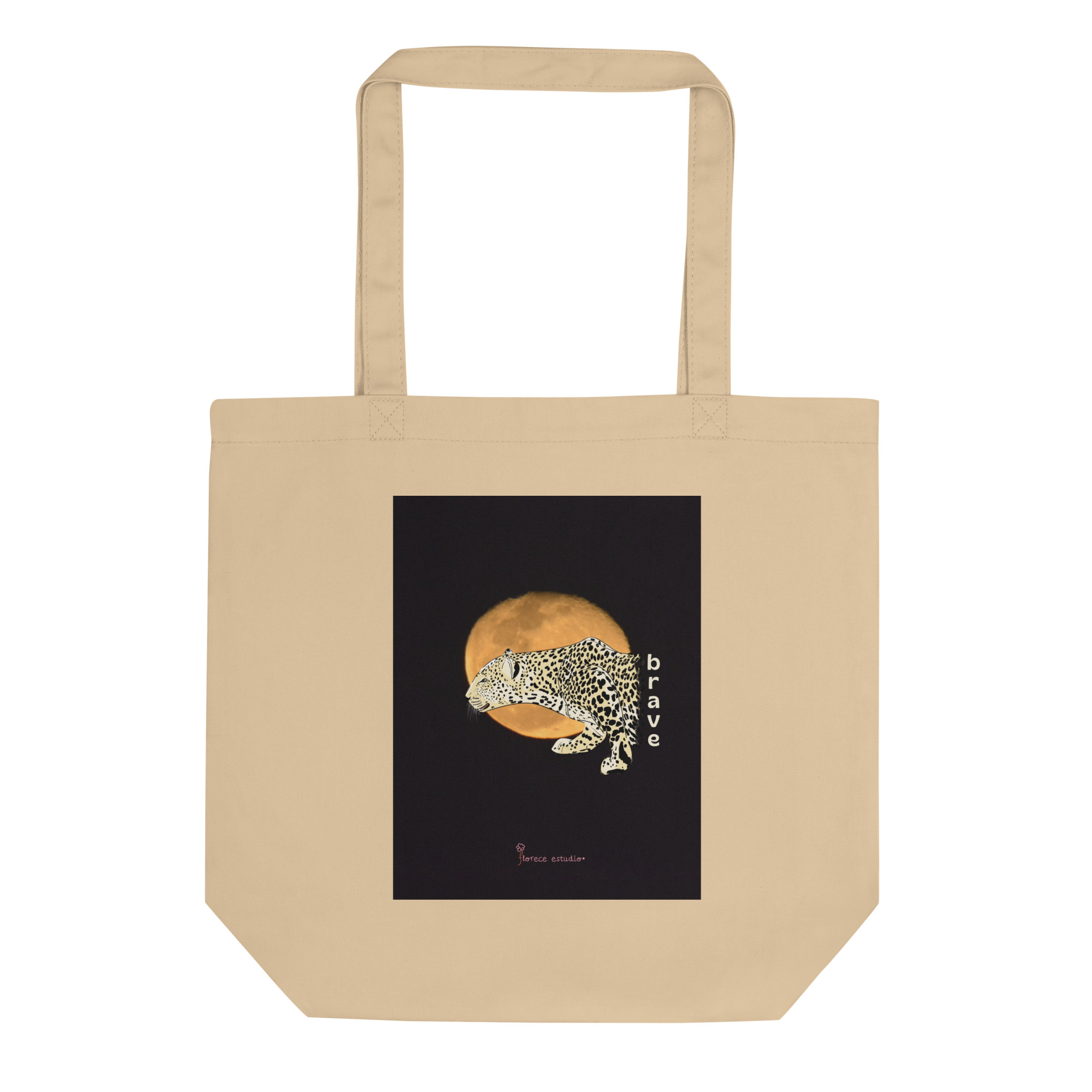Tote bag algodón Fotografía ilustrada Brave - Imagen 2