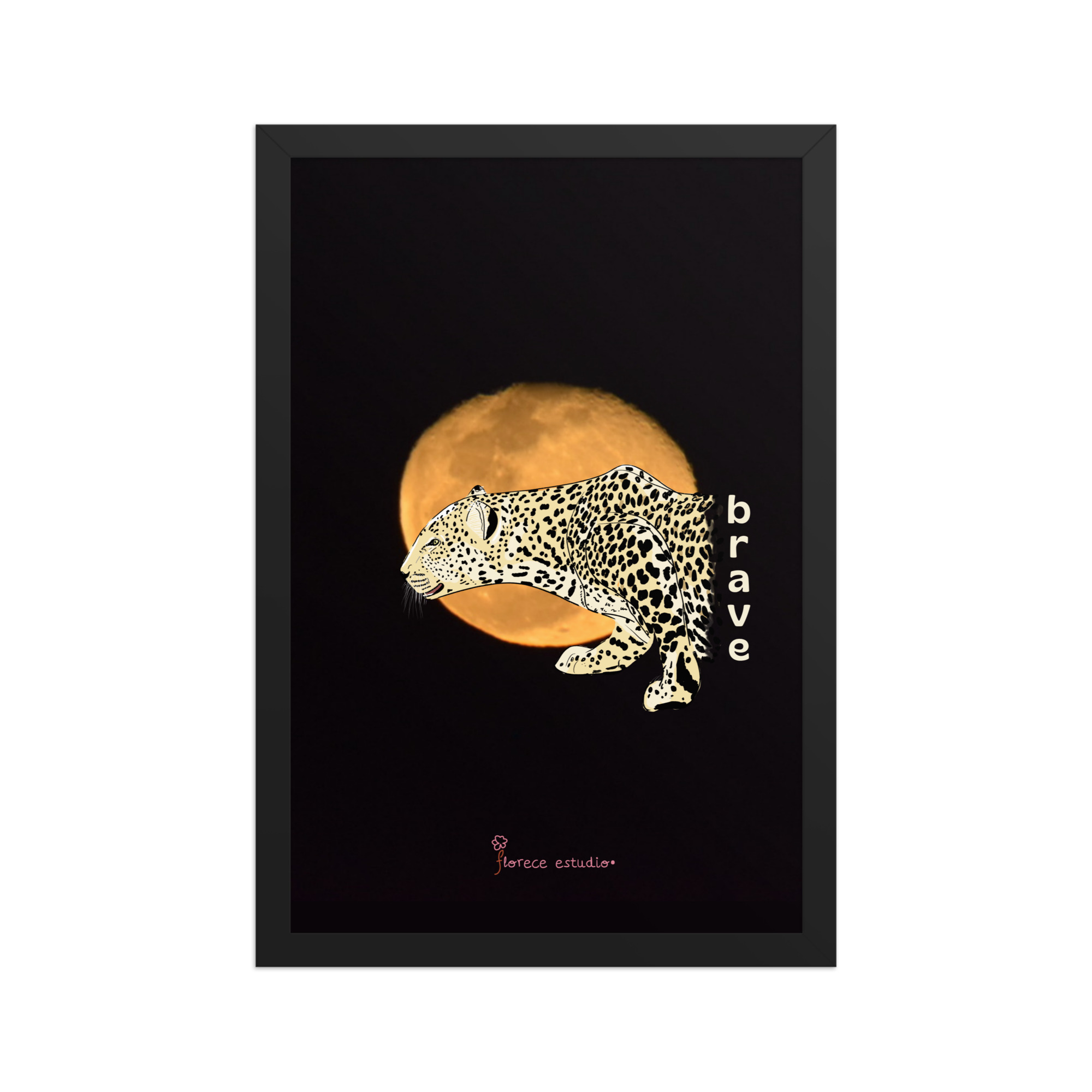 Póster en papel mate con marco Fotografía ilustrada Brave - Imagen 4