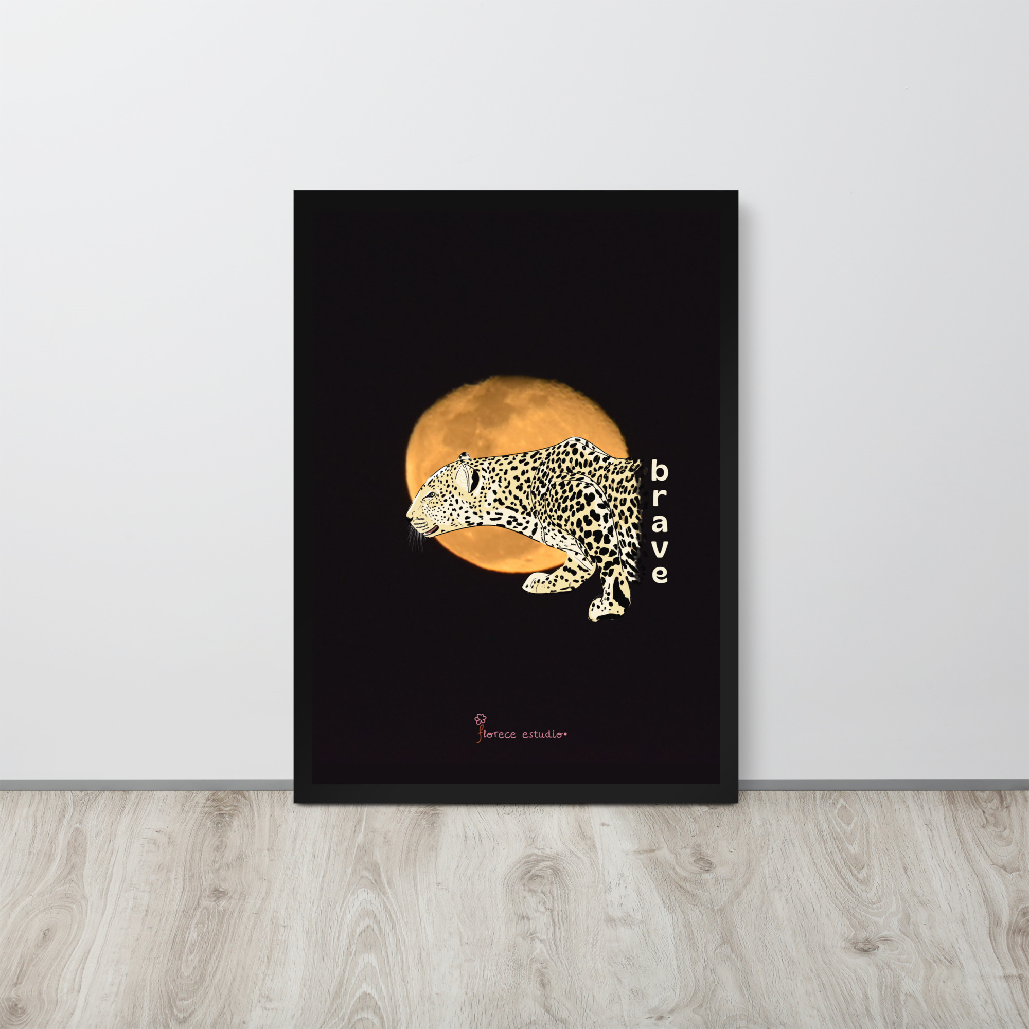 Póster en papel mate con marco Fotografía ilustrada Brave - Imagen 8