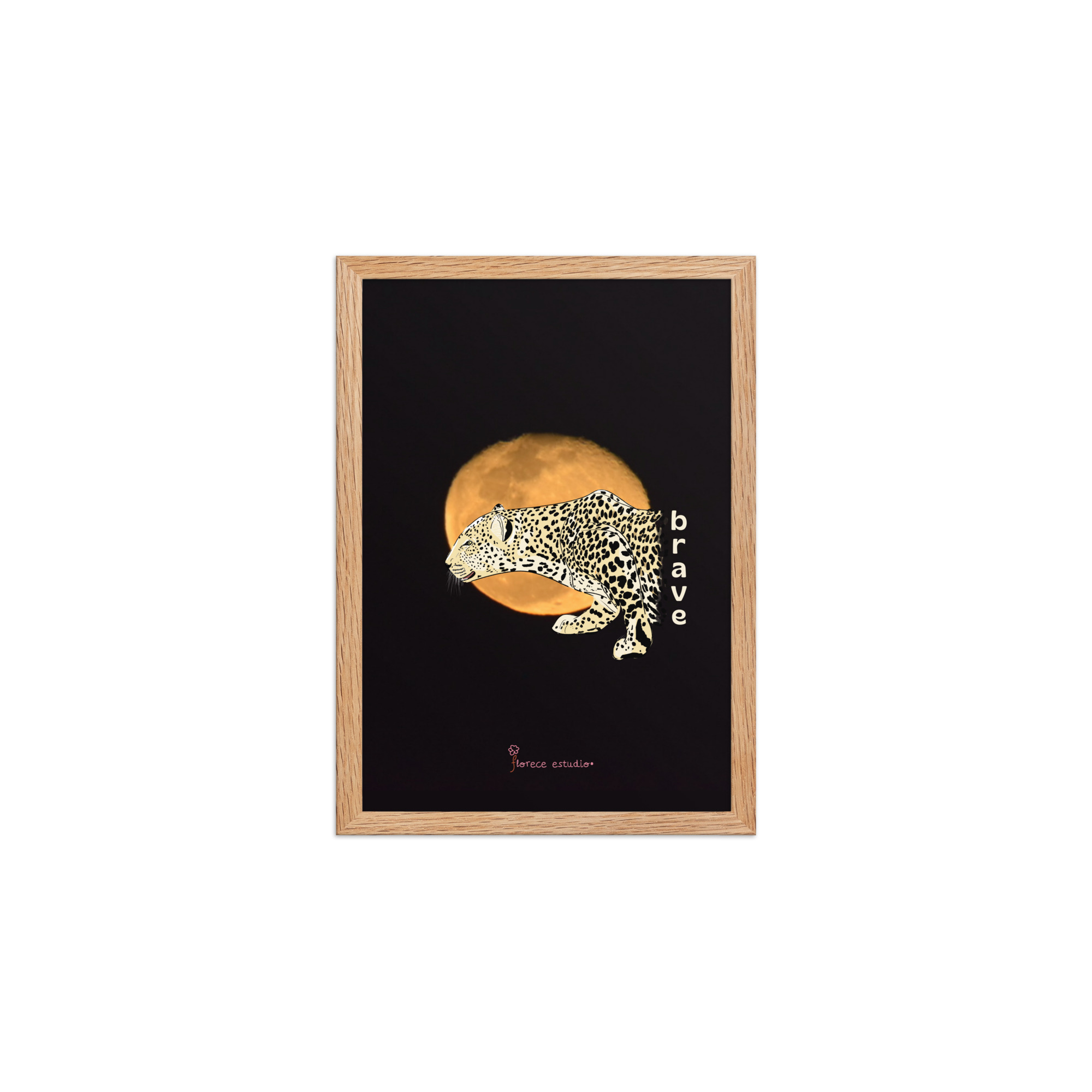Póster en papel mate con marco Fotografía ilustrada Brave - Imagen 7
