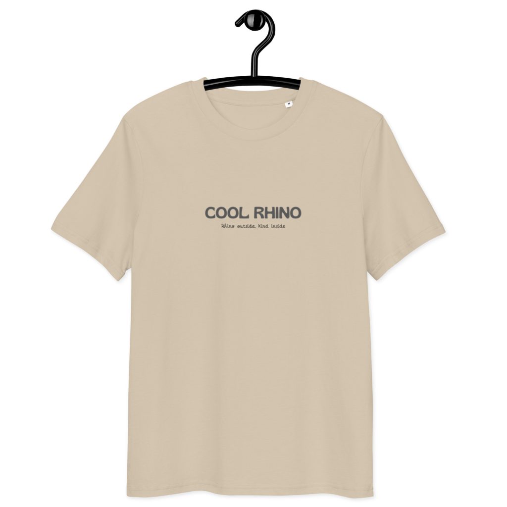 Camiseta unisex de algodón Cool Rhino espalda