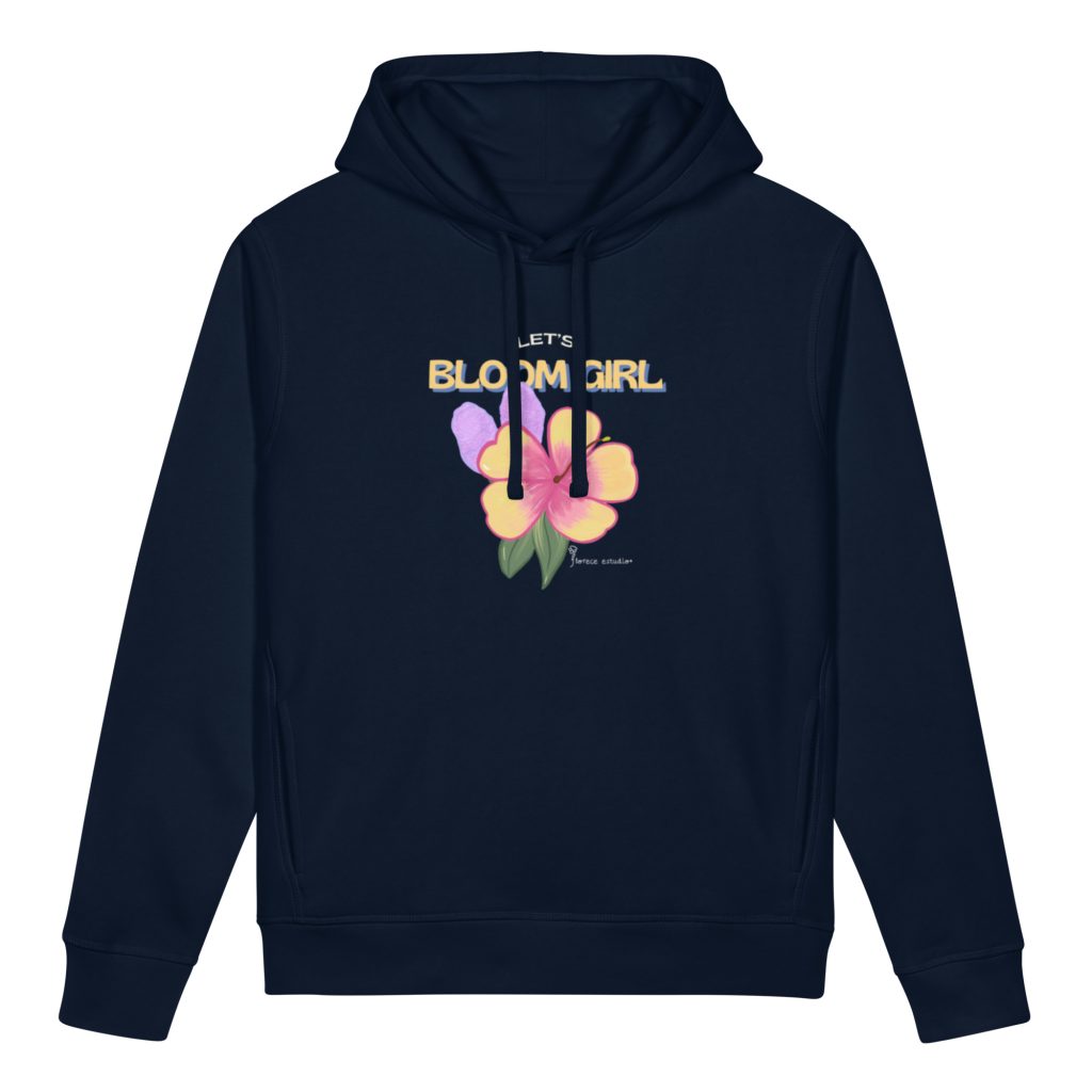 Sudadera algodón con bolsillo lateral Let's Blooming