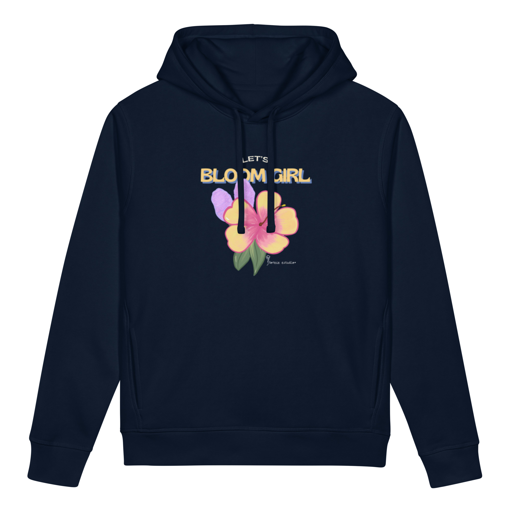 Sudadera algodón con bolsillo lateral Let's Blooming